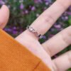 Irregular Design Stackable Rainbow Cubic Zirconia Ring
