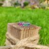 Layered Emerald Cut Rainbow Cubic Zirconia Ring