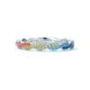 Twisted Rope Rainbow Cubic Zirconia Trendy Ring