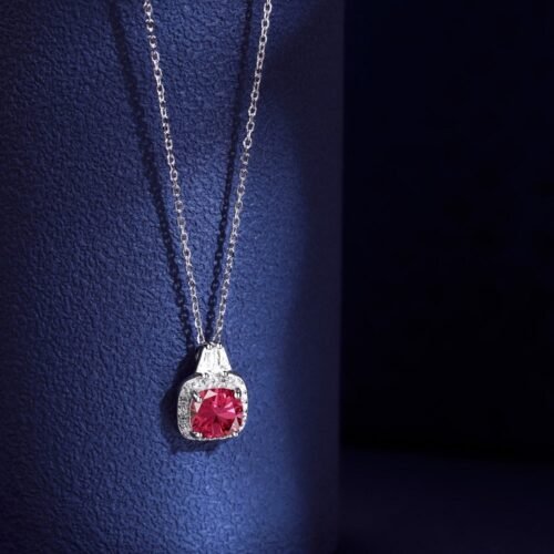 925 Silver & Zirconia Sweet Necklace Jewelry For Women