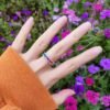 Baguette Rainbow Cubic Zirconia Lace Ring