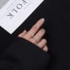 Fashion Emerald Cut Rainbow Cubic Zirconia Ring
