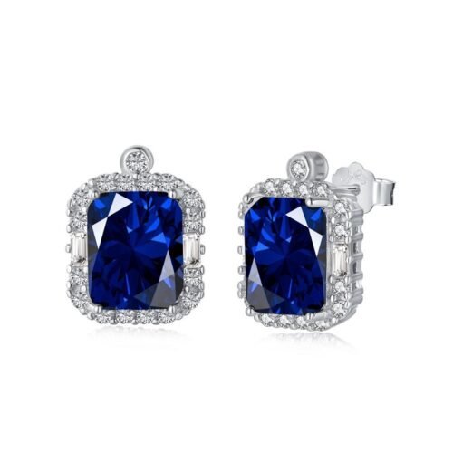 Fashion Women's 5A Zirconia S925 Silver Stud Earrings