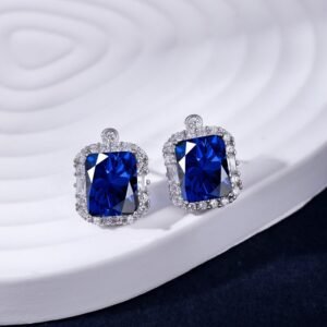 Fashion Women's 5A Zirconia S925 Silver Stud Earrings