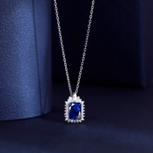 Flower Halo 5A Cubic Zirconia S925 Necklace