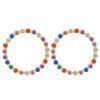 Full Pave Rainbow Cubic Zirconia Drop Earrings
