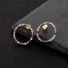Full Pave Rainbow Cubic Zirconia Drop Earrings
