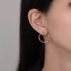 Full Pave Rainbow Cubic Zirconia Drop Earrings