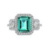 Luxury Emerald Cut Cubic Zirconia S925 Ring