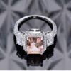 Luxury Emerald Cut Cubic Zirconia S925 Ring