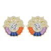 Luxury Rainbow Cubic Zirconia Drop Earrings