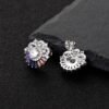 Luxury Rainbow Cubic Zirconia Drop Earrings
