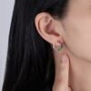 Marquise Cut Rainbow Cubic Zirconia Drop Earrings
