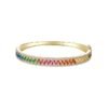 Marquise Cut Rainbow Cubic Zirconia Hollow Bracelet