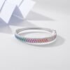 Marquise Cut Rainbow Cubic Zirconia Hollow Bracelet
