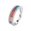 Marquise Rainbow Cubic Zirconia Statement Ring