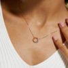 Mix Shape Rainbow Cz fashion Necklace
