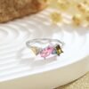 Mix Shaped Rainbow Cubic Zirconia Ring