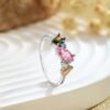 Mix Shaped Rainbow Cubic Zirconia Ring