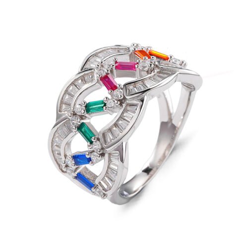 Personality Net DesignRai Cubic Zirconia Ring