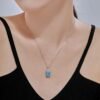 S925 Fashion Starlight Perfume Bottle Pendant Necklace