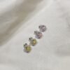 S925 Halo 66mm Heart Zirconia Stud Earrings