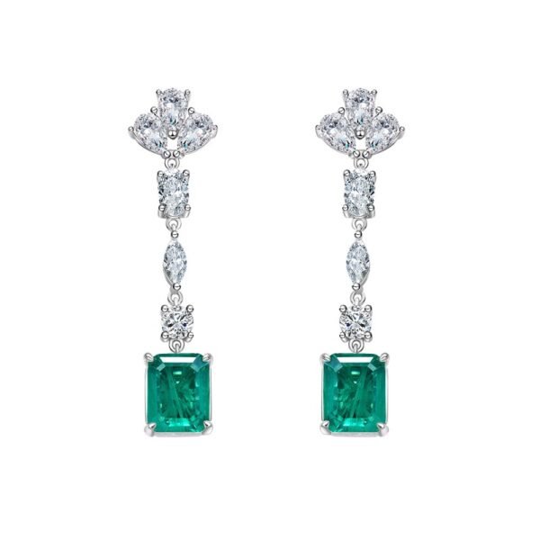 S925 Luxury 5A Zirconia Drop Dangle Earrings for gift