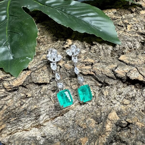 S925 Luxury 5A Zirconia Drop Dangle Earrings for gift