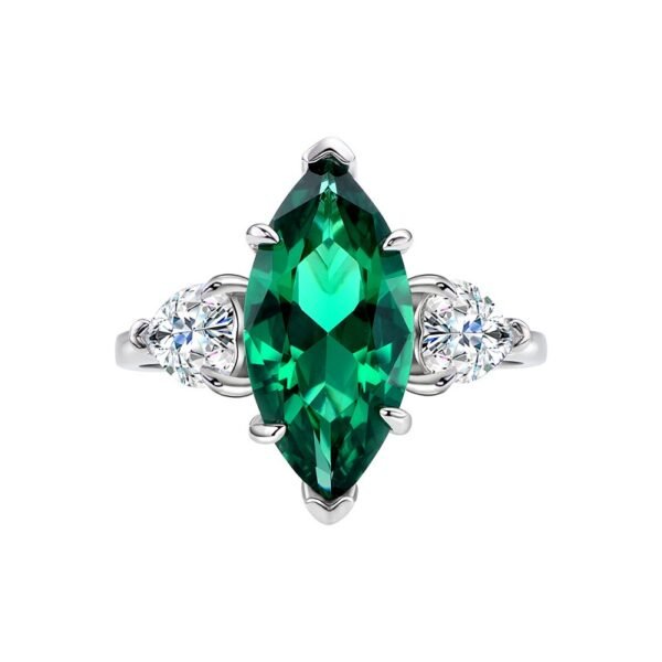 S925 Silver Marquise Cubic Zirconia Ring