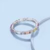 Share Prongs Emerald Cut Rainbow Cubic Zirconia Band