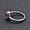 Simple Halo Radiant Cut Cubic Zirconia S925 Ring