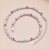 Unique Rainbow Cubic Zirconia Tennis Necklace
