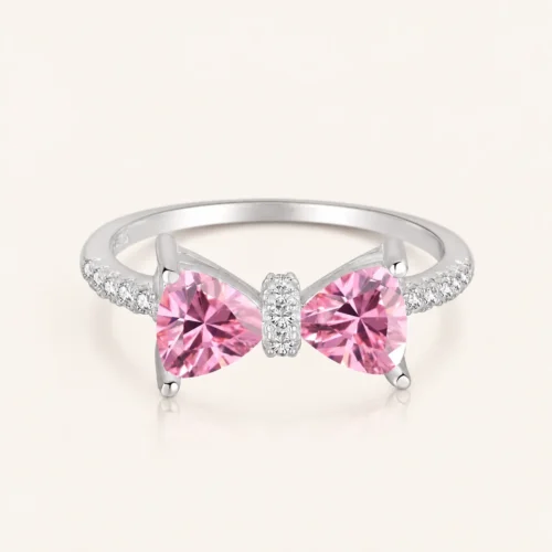 pink bow ring