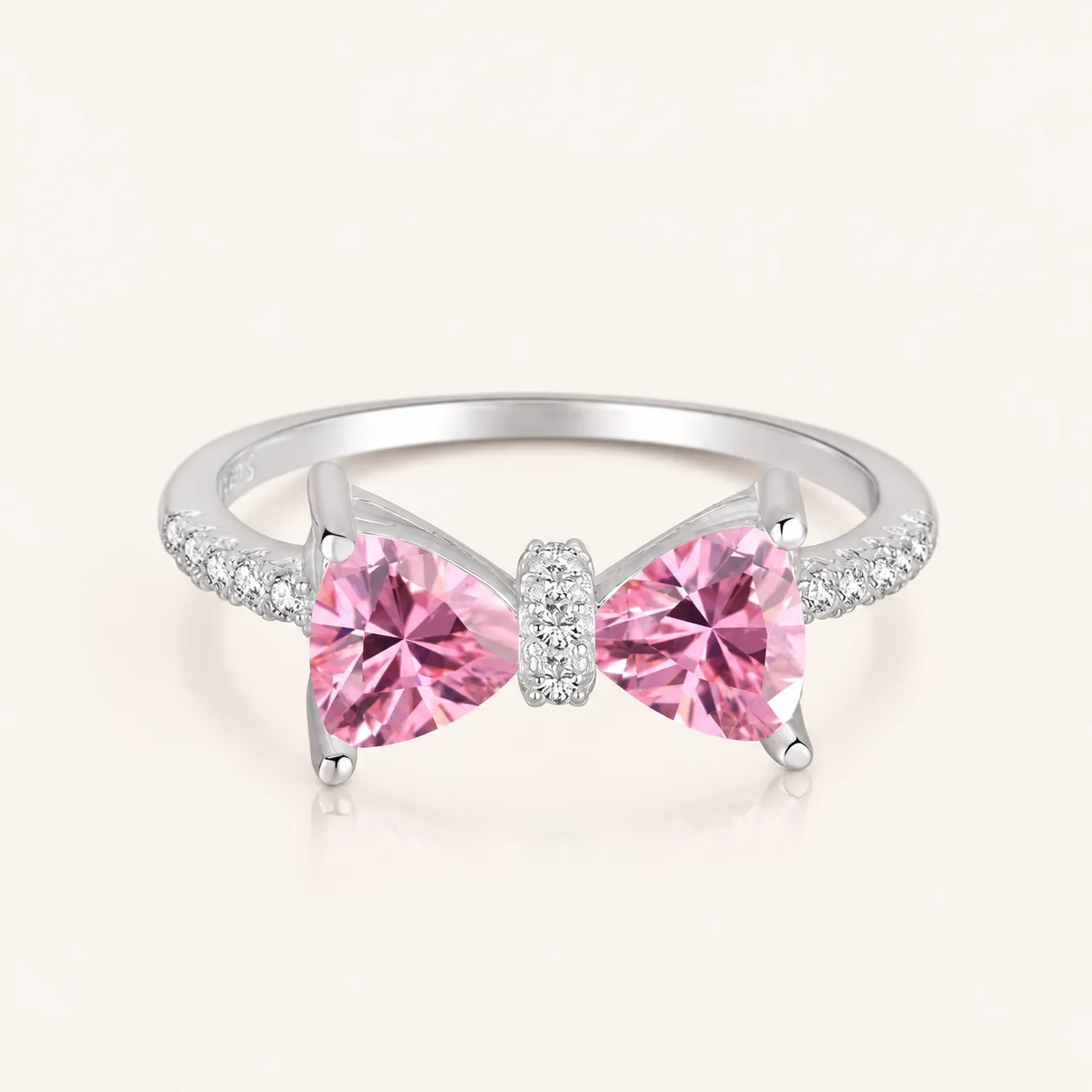 pink bow ring